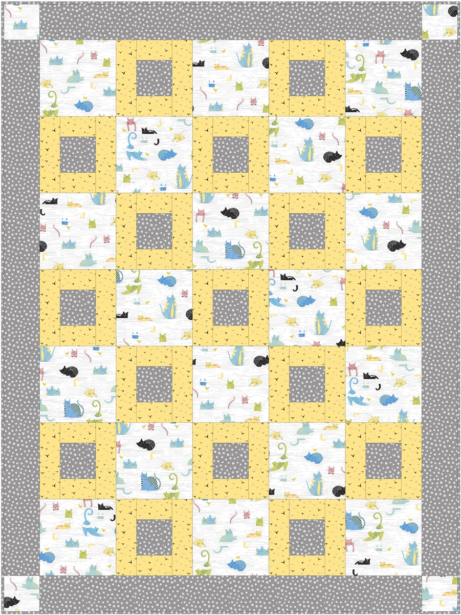 Pretty Please 3 Yard Quilt Pattern by Fabric Cafe
