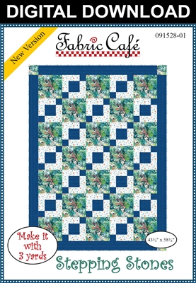 Stepping Stones Downloadable 3 Yard Quilt Pattern