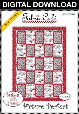 Picture Perfect - Downloadable 3 Yard Quilt Pattern