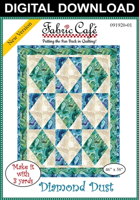 Diamond Dust Downloadable - 3 Yard Quilt Pattern