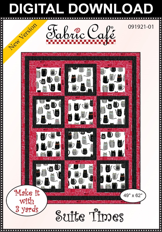 The Magic of 3-Yard Quilts Pattern Book by Fabric Cafe