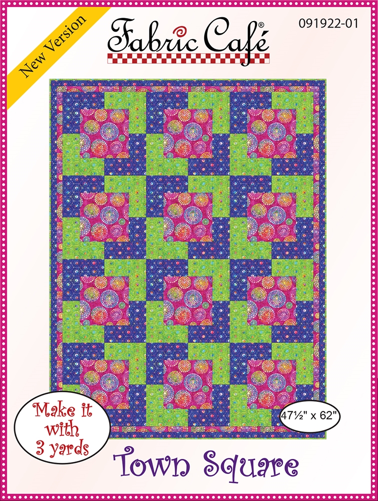 Town Square 3 Yard Quilt Pattern