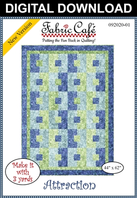 Attraction Downloadable - 3 Yard Quilt Pattern