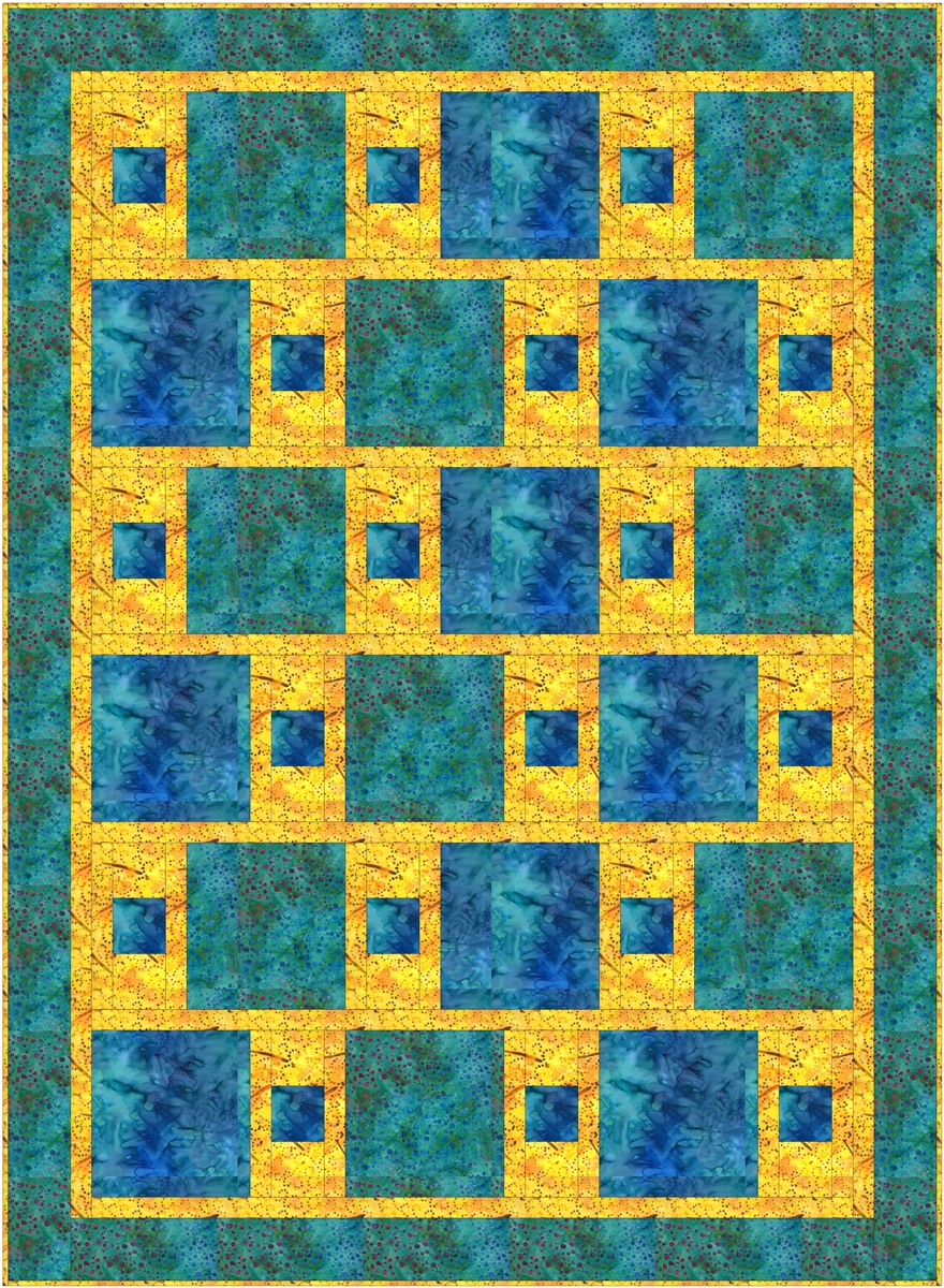 Dash Downloadable 3 Yard Quilt Pattern