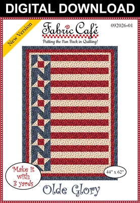 Olde Glory Downloadable 3-Yard Quilt Pattern