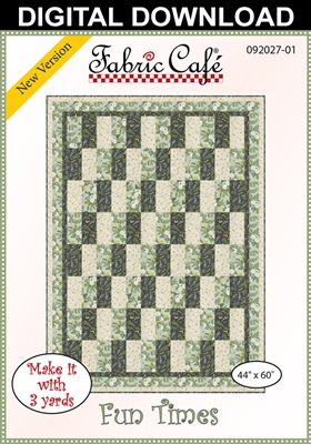 One Block 3-yard Quilt, Jewels Pattern