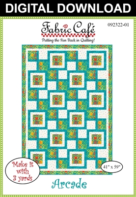 Arcade Downloadable 3-Yard Quilt Pattern