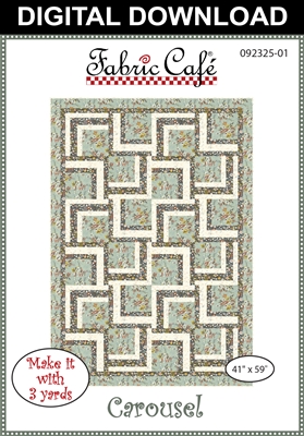 Easy Peasy 3-Yard Quilts - Pattern Book by Fabric Cafe - 897086000433