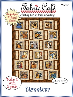 Streetcar 3-Yard Quilt Pattern | Perfect for 7-inch Panels