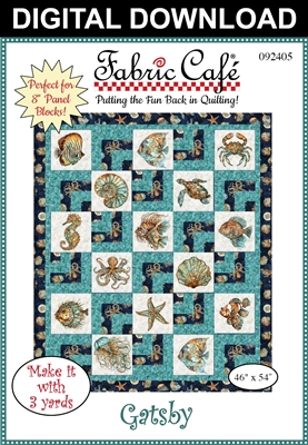 Gatsby 3-Yard Quilt Pattern | Perfect for 8-inch Panels