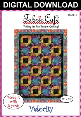 Velocity 5-Yard Quilt Pattern - Downloadable