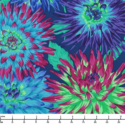 FreeSpirit-Kaffe-Fassett-Cactus-Dahlia-PWPJ054-BlueX