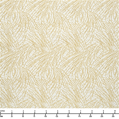 Benartex A Festive Medley Golden Pine Parchment 4745M 07B