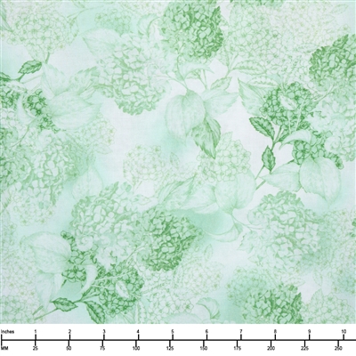 Michael Miller CX11762-LODE-D HYDRANGEA TOILE SN LODEN - 28-inch EOB Special