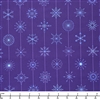 Andover Fabrics Century Prints - Deco Frost CS-1114-P Winter Plum Snowflakes - 28-inch EOB Special