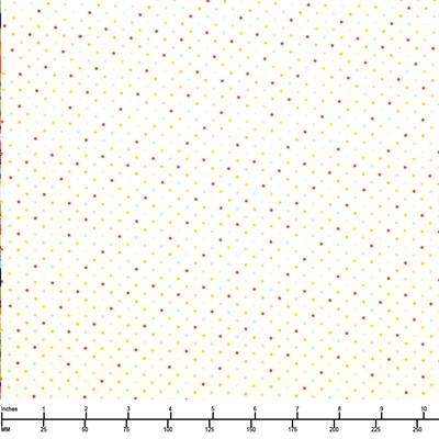 Moda Essential Dots White Multi 8654 134 Moda - 32-inch EOB Special