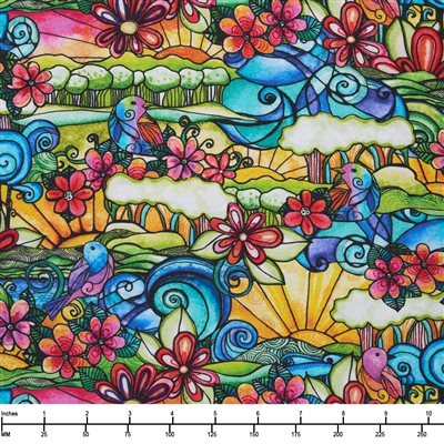 P&B Textiles Flower to the Sun 05564 MU