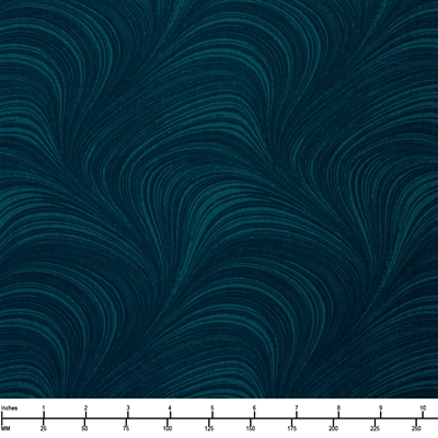 Benartex Wave Texture Teal 02966 84B - 32-inch EOB Special