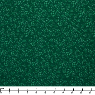 QT Fabrics PEPPERMINT CHRISTMAS SNOWFLAKE & BLENDER F 1649 29664 F 15O - 32-inch EOB Special