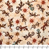 QT Fabrics SIERRA SUNSET GECKO TOSS S 1649 29760 S 15O - 22-inch EOB Special