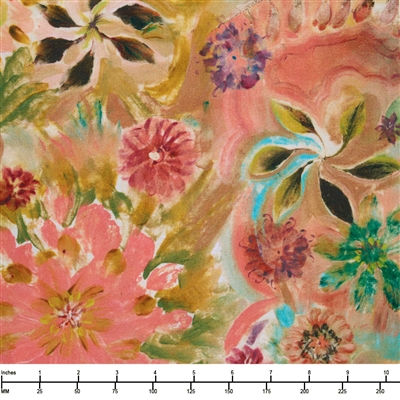 Free Spirit Fabrics Kashmir Romance PWDB044.SANDALWOOD- By The Yard