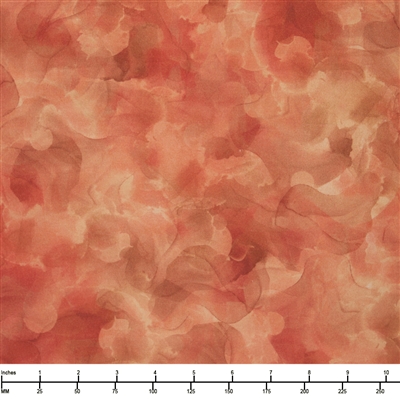 QT Fabrics Aura 45 Watercolor Blender Terracotta 2600 30198 TC 15O- By The Yard