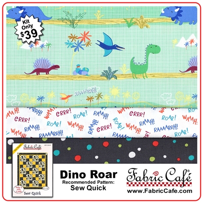 Dino Roar - 3 Yard Quilt Kit