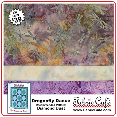 Dragonfly Dance - 3 Yard Quilt Kit