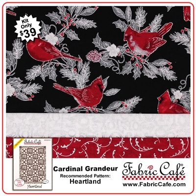 Cardinal Grandeur - 3 Yard Quilt Kit