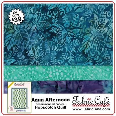 Aqua Afternoon - 3 Yard Quilt Kit