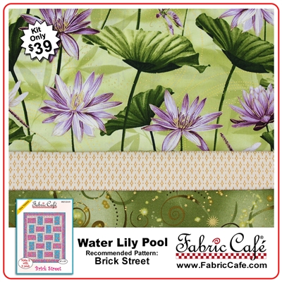 Water Lily Pool  - 3 Yard Quilt Kit