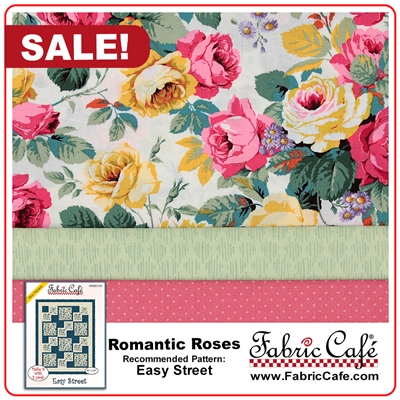 Romantic Roses - 3 Yard Quilt Kit