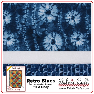 Retro Blues - 3 Yard Quilt Kit