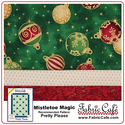 Mistletoe Magic - 3 Yard Quilt Kit