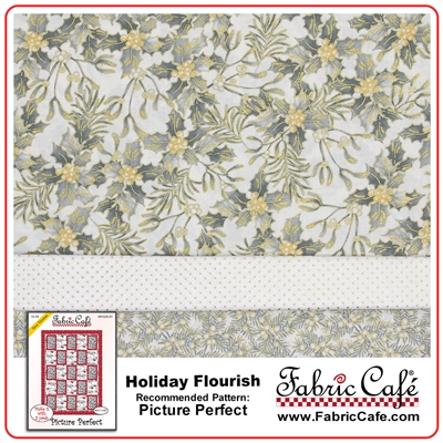 Holiday Flourish - 3 Yard Quilt Kit