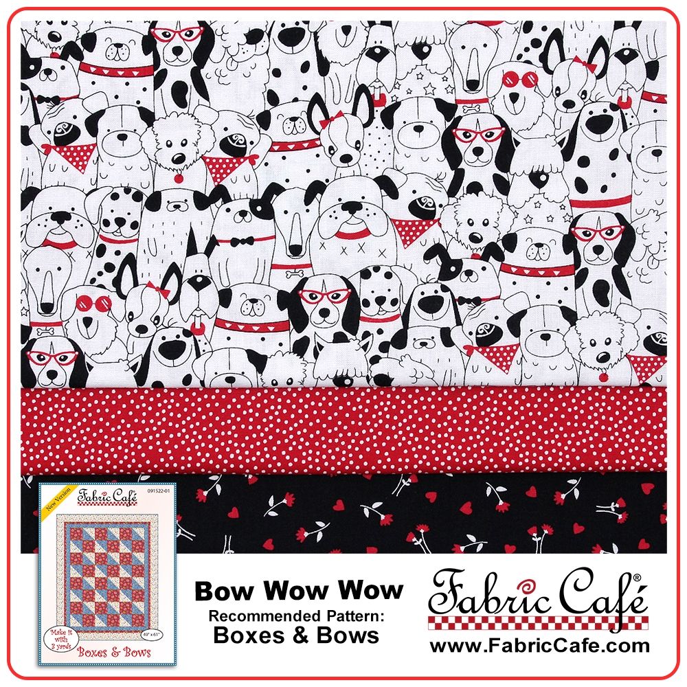 Bow Wow Wow 3 Yard Quilt Kit - Last Chance!