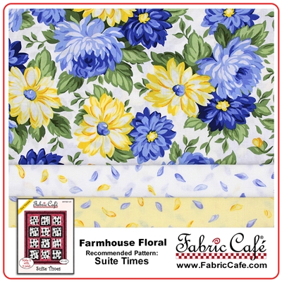 Farmhouse Floral - 3 Yard Quilt Kit