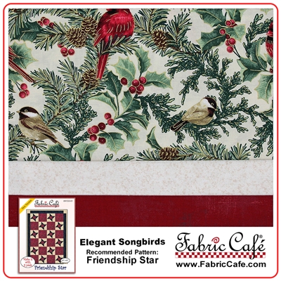 Elegant Songbirds - 3 Yard Quilt Kit