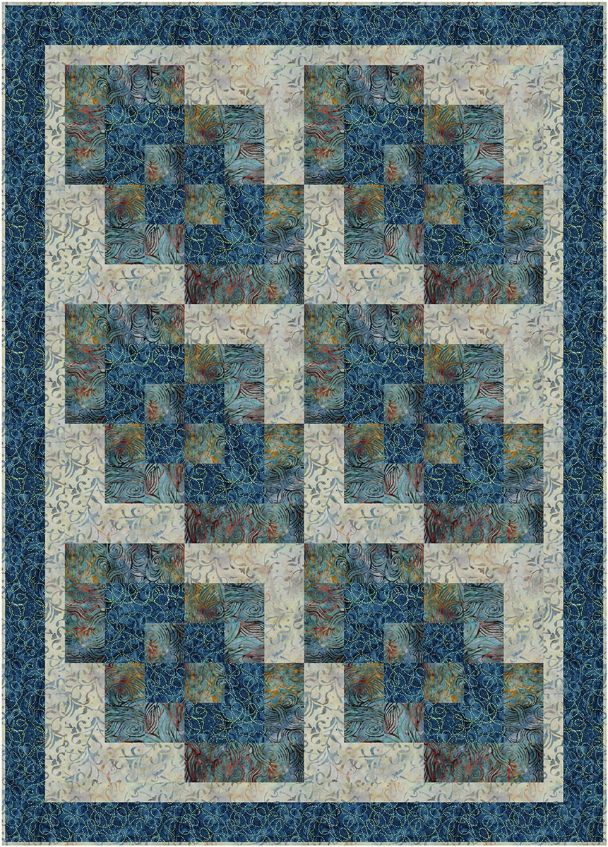 Incoming Tide - 3 Yard Quilt Kit