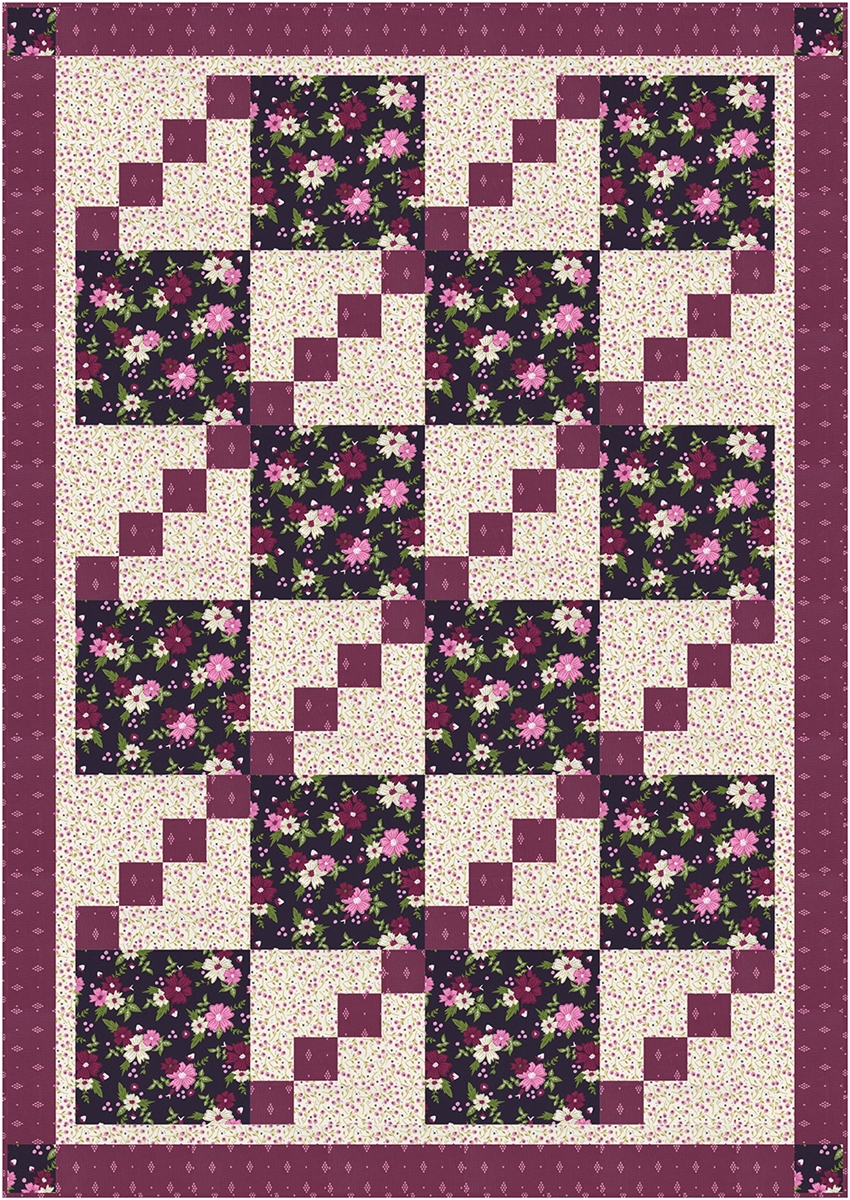 Wild Meadow 3 Yard Quilt Kit