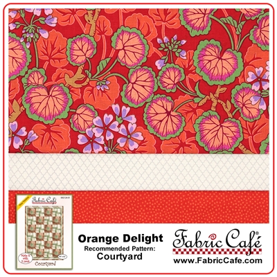 Orange Delight - 3 Yard Quilt Kit