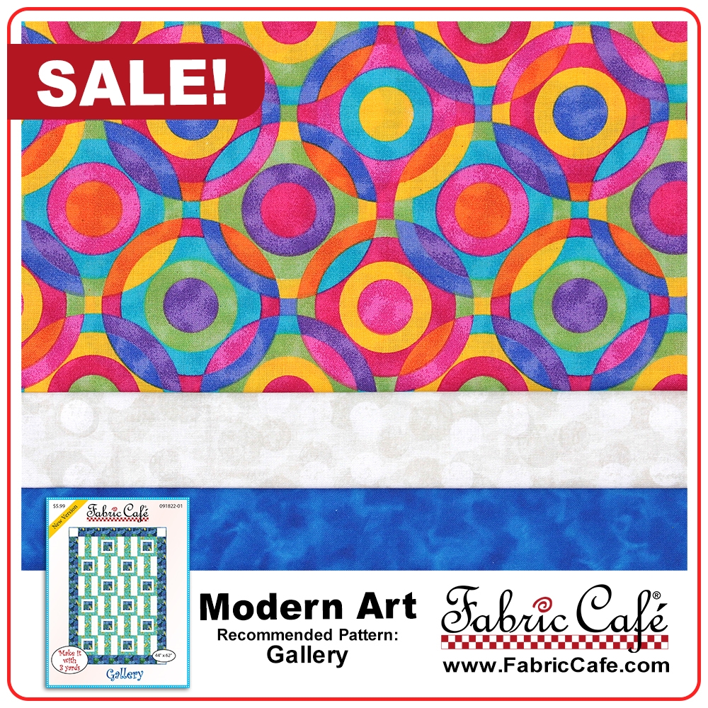 Modern 3- Yard Quilt Tutorial  Make it Modern by Fabric Cafe