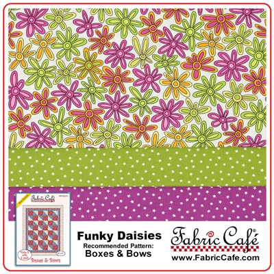 Funky Daisies  - 3-Yard Quilt Kit