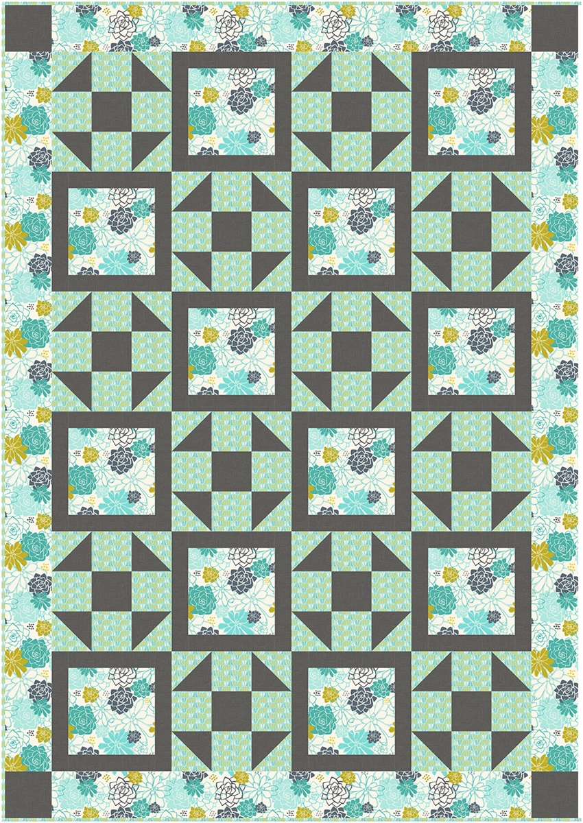 Floral Traveler - 3-Yard Quilt Kit