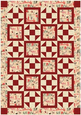 Christmas Around the Corner - 3-Yard Quilt Kit