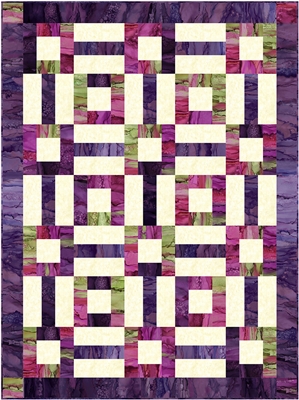 Amethyst Bliss 3-Yard Quilt Kit