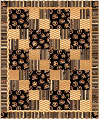 Retro Halloween 3-Yard Quilt Kit