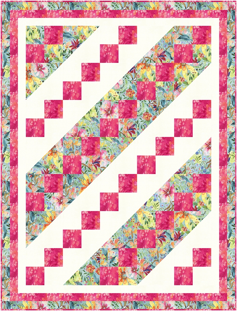 Vibrant Bouquet - 3 Yard Quilt Kit