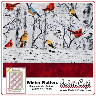 Winter Flutters 3-Yard Quilt Kit