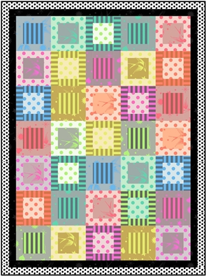 Neon Blast Quilt Kit